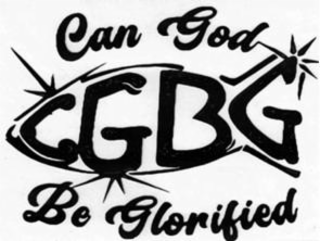 CGBG CAN GOD BE GLORIFIED logo