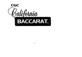 CGC CALIFORNIA BACCARAT logo