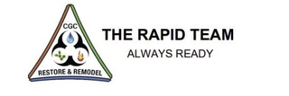 CGC RESTORE & REMODEL THE RAPID TEAM ALWAYS READY logo