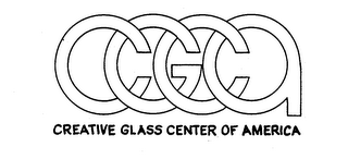 CGCA CREATIVE GLASS CENTER OF AMERICA logo