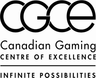 CGCE CANADIAN GAMING CENTRE OF EXCELLENCE INFINITE POSSIBILITIES logo