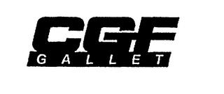 CGF GALLET logo