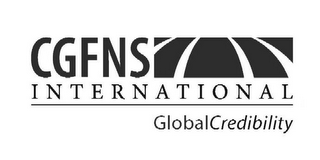 CGFNS INTERNATIONAL GLOBALCREDIBILITY logo