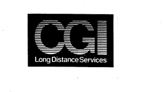 CGI LONG DISTANCE SERVICES logo
