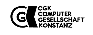 CGK COMPUTER GESELLSCHAFT KONSTANZ logo