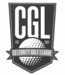 CGL EST. 2021 CELEBRITY GOLF LEAGUE logo