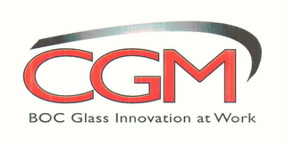 CGM BOC GLASS INNOVATION AT WORK logo