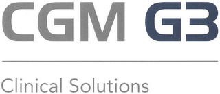 CGM G3 CLINICAL SOLUTIONS logo