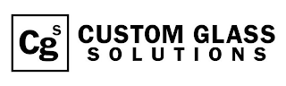 CGS CUSTOM GLASS SOLUTIONS logo
