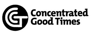 CGT CONCENTRATED GOOD TIMES logo