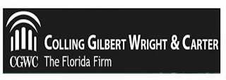 CGWC COLLING GILBERT WRIGHT & CARTER THE FLORIDA FIRM logo