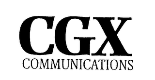 CGX COMMUNICATIONS logo