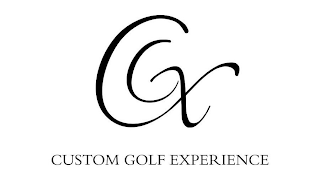 CGX CUSTOM GOLF EXPERIENCE logo