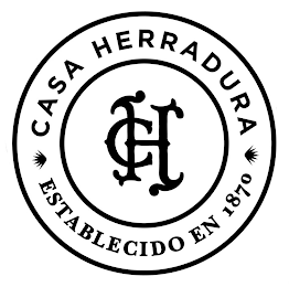 CH CASA HERRADURA ESTABLECIDO EN 1870 logo