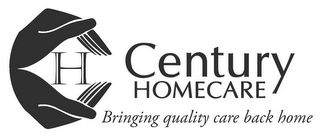 CH CENTURY HOMECARE BRINGING QUALITY CARE BACK HOME logo