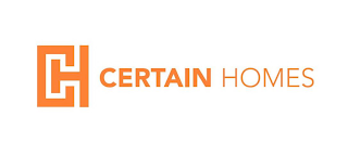 CH CERTAIN HOMES logo