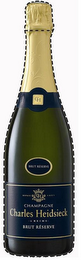 CH CHAMPAGNE CHARLES HEIDSIECK À REIMS BRUT RÉSERVE logo