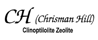 CH (CHRISMAN HILL) CLINOPTILOLLTE ZEOLITE logo