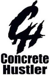 CH CONCRETE HUSTLER logo