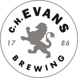 C.H. EVANS BREWING 17 86 logo