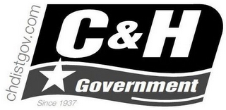C&H GOVERNMENT CHDISTGOV.COM SINCE 1937 logo