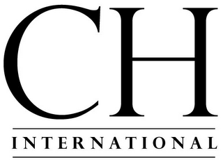 CH INTERNATIONAL logo