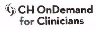 CH ONDEMAND FOR CLINICIANS logo