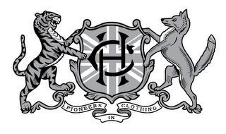 CH PIONEERS IN CLOTHING logo