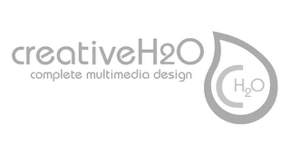 CH2O CREATIVEH2O COMPLETE MUTIMEDIA DESIGN logo