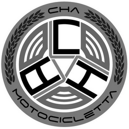 CHA C H A MOTOCICLETTA logo