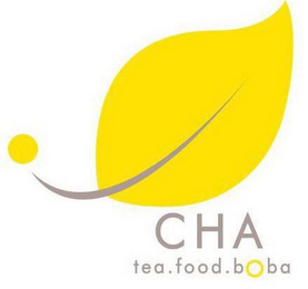 CHA TEA. FOOD. BOBA logo