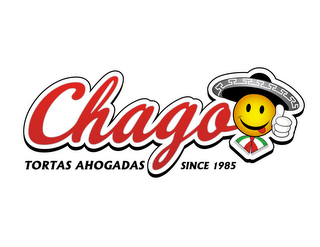 CHAGO TORTAS AHOGADAS SINCE 1985 logo