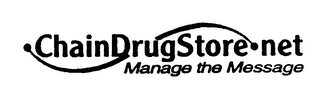 CHAINDRUGSTORE.NET MANAGE THE MESSAGE logo