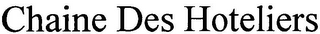 CHAINE DES HOTELIERS logo