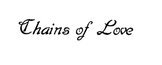 CHAINS OF LOVE logo
