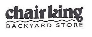CHAIR KING BACKYARD STORE logo