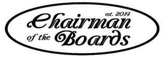CHAIRMAN OF THE BOARDS EST. 2014 logo