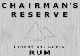 CHAIRMAN'S RESERVE FINEST ST. LUCIA RUM logo