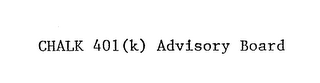 CHALK 401(K) ADVISORY BOARD logo