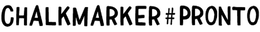 CHALKMARKER#PRONTO logo