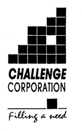CHALLENGE CORPORATION FILLING A NEED logo