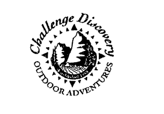CHALLENGE DISCOVERY OUTDOOR ADVENTURES ESTABLISHED 1980 logo