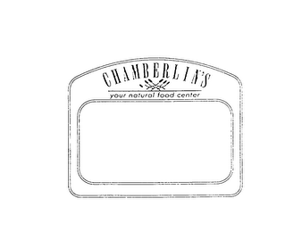 CHAMBERLIN'S YOUR NATURAL FOOD CENTER logo