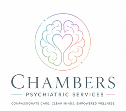 CHAMBERS PSYCHIATRIC SERVICES COMPASSIONATE CARE. CLEAR MINDS. EMPOWERED WELLNESS. logo