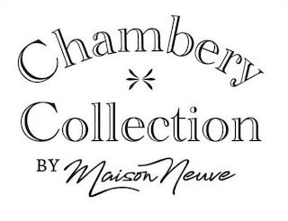 CHAMBERY COLLECTION BY MAISON NEUVE logo