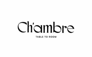 CH'AMBRE TABLE TO ROOM logo