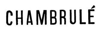CHAMBRULE logo
