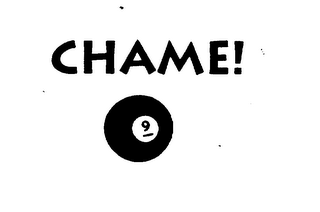 CHAME! 9 logo