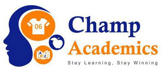 CHAMP ACADEMICS STAY LEARNING, STAY WINNING 06 A B 1 2 logo