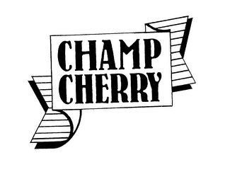CHAMP CHERRY logo